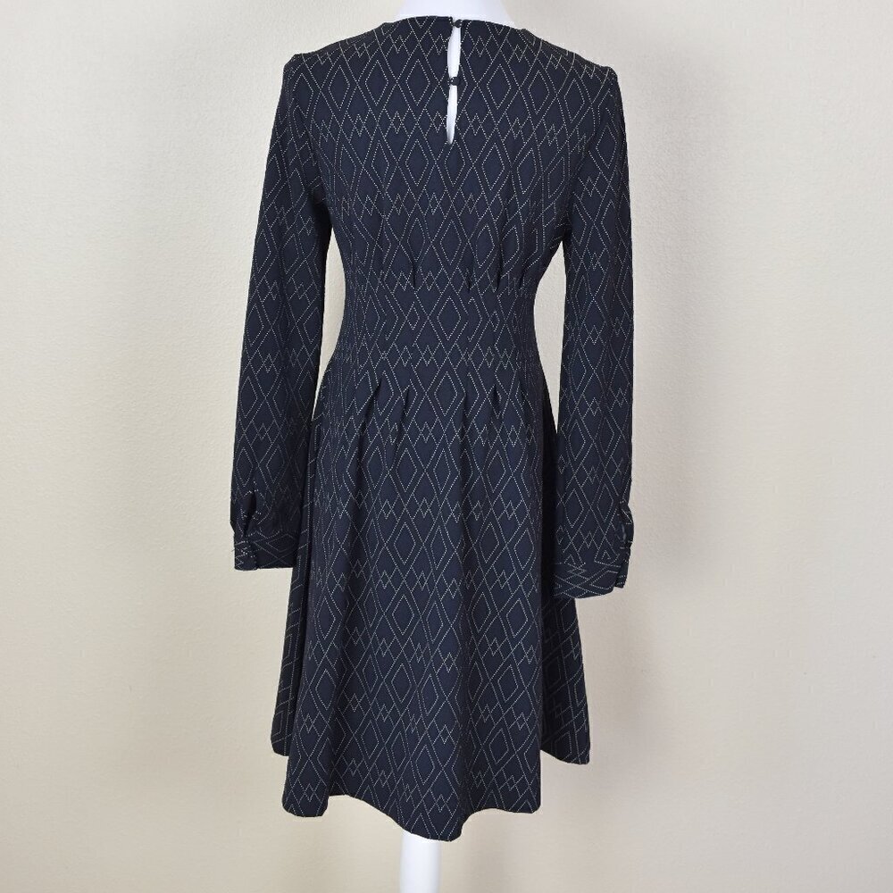 Leota Lara Long Sleeve Fit and Flare Dress - S - Picture 4 of 11